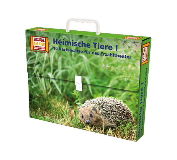 Erdmännchen-Box, Igel-Box, Tier-Box, Karten-Set, Erzähltheater-Set