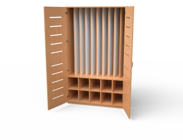 Küche Schrank, Weinregal, Klarer Holzton, Fächer/Raster, Schlusselablage