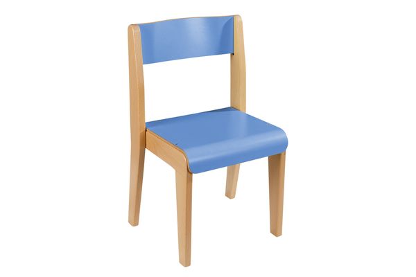 Krippen-/Kindergartenstuhl, Sitzhöhe 18 - 35 cm, versch. Farben, 1 St.