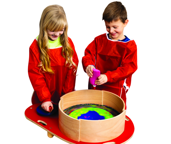 Farbschleuder Profi aus Holz, 36 cm Farbschleuder Profi aus Holz, 36 cm