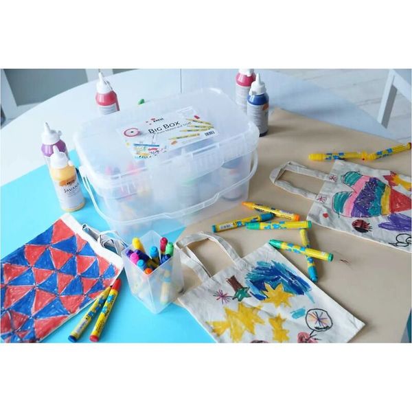 KREUL Big Box zum Malen auf Stoff, 49-teilig KREUL Big Box zum Malen auf Stoff, 49-teilig