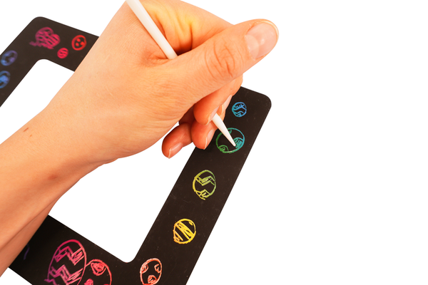 Kratzbilder Bilderrahmen, 10 Stück Kratzbilder Bilderrahmen, 10 Stück