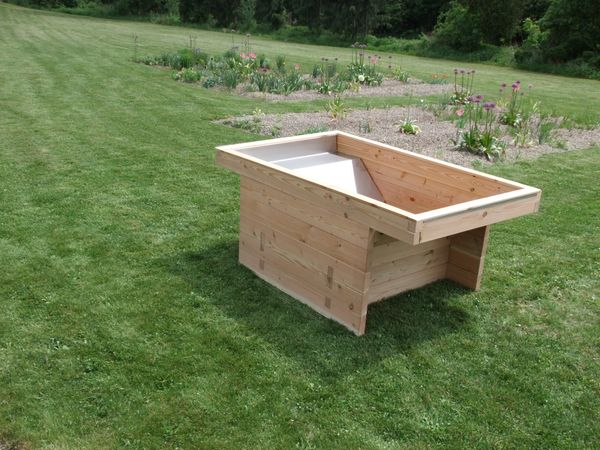 Hochbeet "Vis-á-Vis" - Rollibeet, beidseitig unterfahrbar, B: 120 cm, für 2 Personen Hochbeet "Vis-á-Vis" - Rollibeet, beidseitig unterfahrbar, B: 120 cm, für 2 Personen