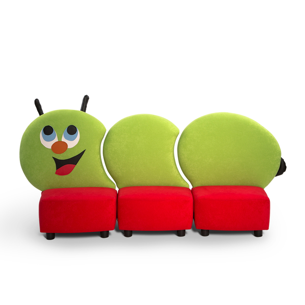 Kindersofa Raupe 3-teilig