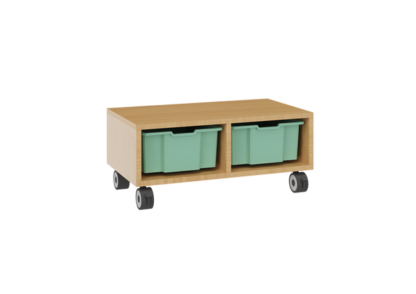 Sitzregal mit 2 mittleren Boxen, Variante wählbar