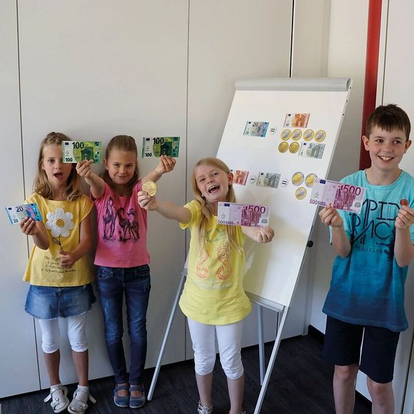 Demo-Euro-Rechengeld-Set, magnetisch, 100-teiliges Set