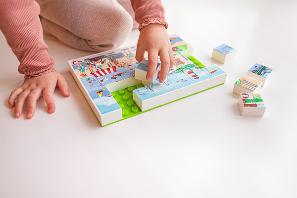 HUBELINO Puzzle Ausflug zum Badestrand (35-teilig), ab 4 Jahre