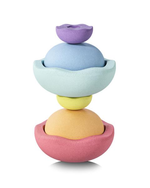 Stapelstein® Inside rainbow pastel, 6er Set