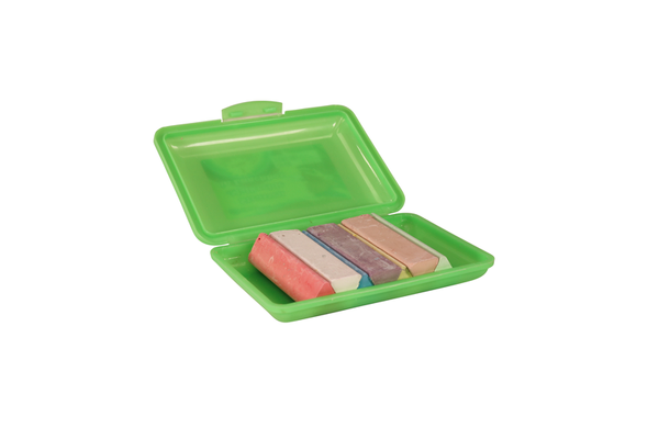Spielplatzkreide in Lunchbox, 7 Farben Spielplatzkreide in Lunchbox, 7 Farben