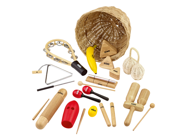 NINO® Percussion Kinder Rhythmus-Set, Ausstattung wählbar