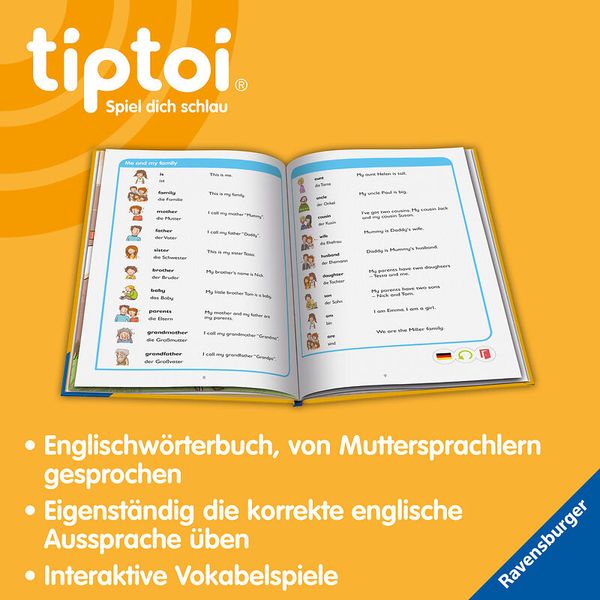 RAVENSBURGER tiptoi® Grundschulwörterbuch Englisch, ab 6 Jahre RAVENSBURGER tiptoi® Grundschulwörterbuch Englisch, ab 6 Jahre
