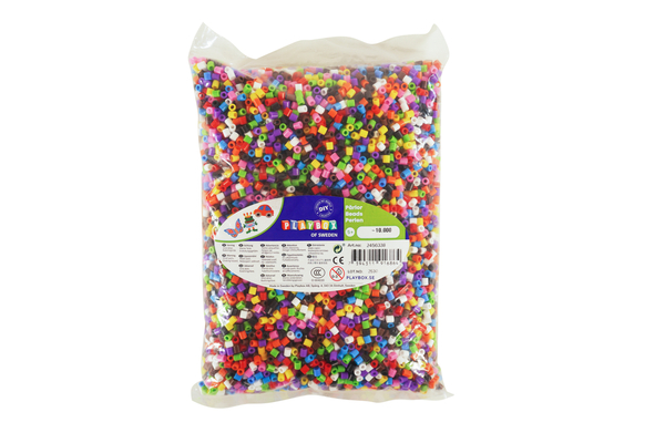 Bügelperlen Nachfüllpackung, 10 Farben gemischt, 10.000 Stück Bügelperlen Nachfüllpackung, 10 Farben gemischt, 10.000 Stück