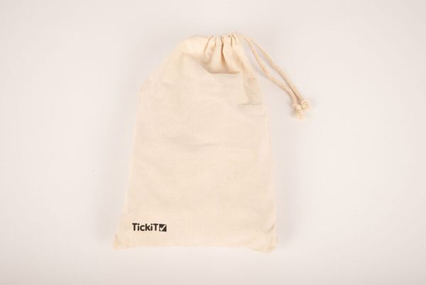 Drawstringtasche, Canvas-Tasche, Beige Tasche, TickIt, weiches Gewebe