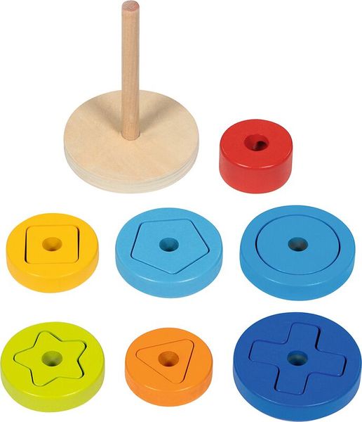 Wendeplatte, Sockel, Holzstab, Hole, Puzzleteil