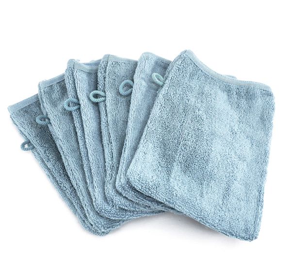 Waschhandschuh grau, 6 Stück Waschhandschuh grau, 6 Stück