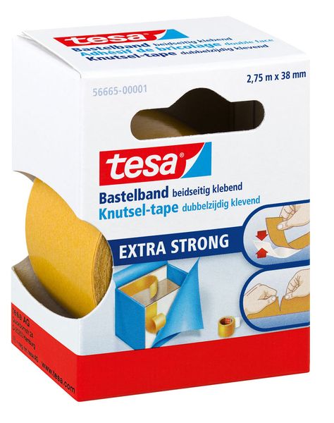 Tesa doppelseitiges Klebe- und Bastelband, 1 Rolle Tesa doppelseitiges Klebe- und Bastelband, 1 Rolle