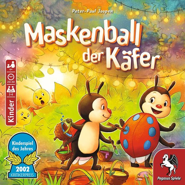 Maskenball der Käfer, 2-6 Personen, ab 4 Jahre