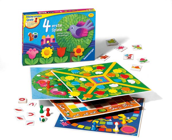 RAVENSBURGER 4 erste Spiele, 3-7 Jahre RAVENSBURGER 4 erste Spiele, 3-7 Jahre