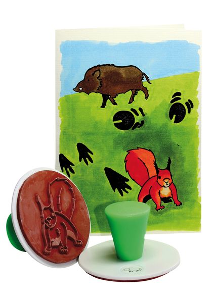 Tierspurenstempel, 12er Set Tierspurenstempel, 12er Set