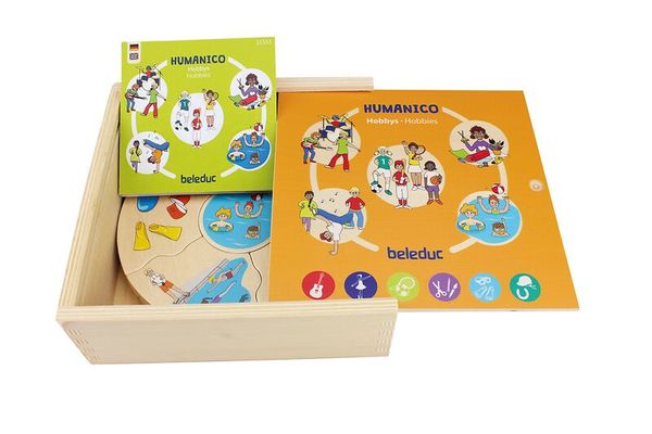 Holzpuzzle, Humano Figurinen, Hobbys, Beleduc, Kinderpuzzle