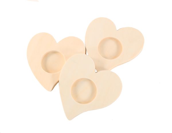 Teelichthalter Herz, 3er Set Teelichthalter Herz, 3er Set