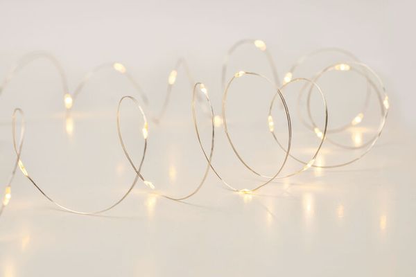 FOLIA LED Mini-Lichterkette, 10 Stück, 2,20 m