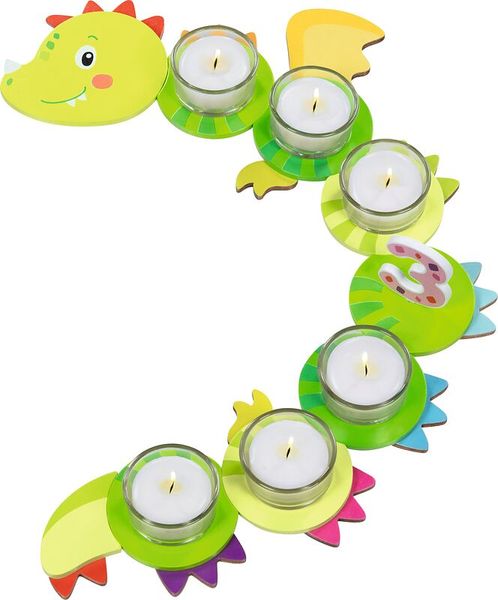 dragon, Kerzen, Teelichter, Girlande, Kinderdeko