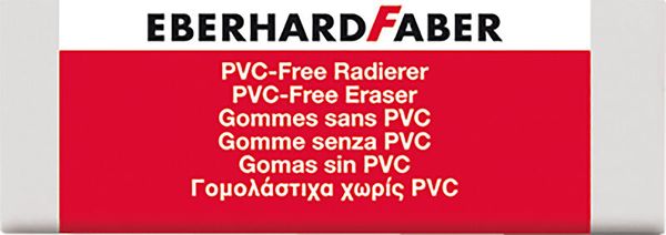 Radiergummi in Weiß, PVC-Frei Radiergummi in Weiß, PVC-Frei