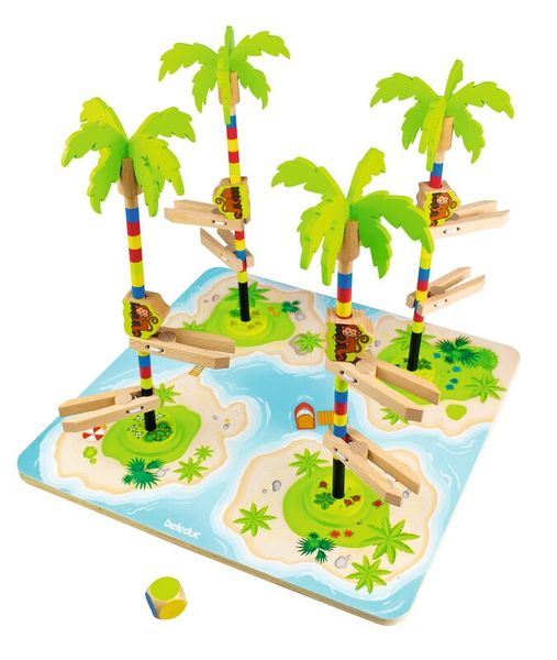 Brettspiel, Monkey Rallye, 2-4 Spieler, ab 4 Jahre, Spieldauer ca. 15 Minuten Brettspiel, Monkey Rallye, 2-4 Spieler, ab 4 Jahre, Spieldauer ca. 15 Minuten