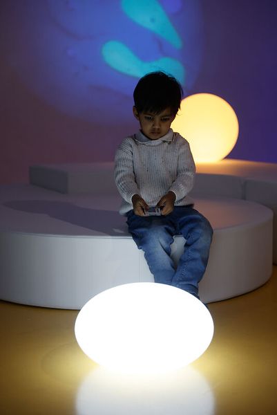 Beleuchteter Kiesel Beleuchteter Kiesel