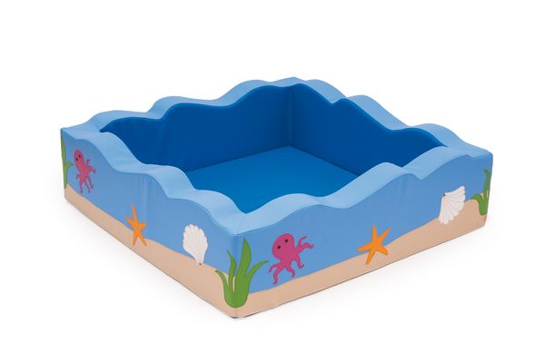 Spielbecken, Sandkasten, Wasserbecken, Kinderspielzeug, Meerestiere-Dekor