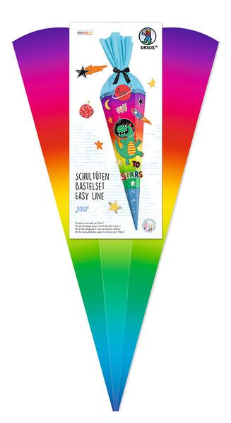 Schultüten-Bastelset Easy Line Dino, 68 cm, 1 Set 