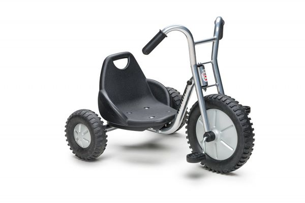 Go-Kart, Rutschauto, Dreirad?, Schwarz, Metallrahmen