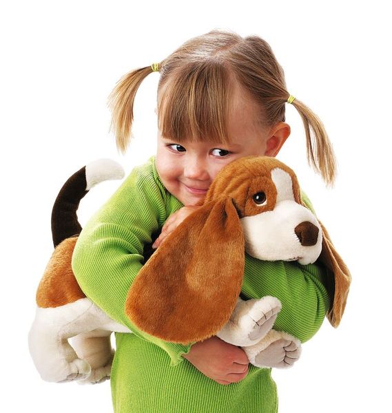 FOLKMANIS Handpuppe Basset Hund FOLKMANIS Handpuppe Basset Hund
