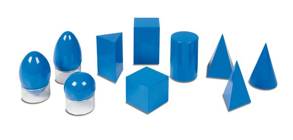 NIENHUIS MONTESSORI Geometrische Körper, 10 Stück  NIENHUIS MONTESSORI Geometrische Körper, 10 Stück