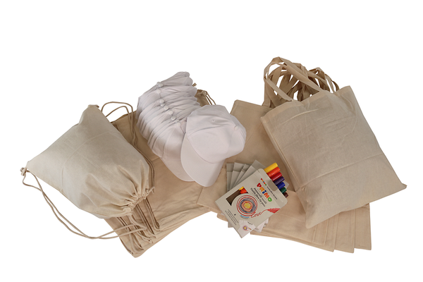 ELVIRAS Stoffmal-Set (112 Teile)