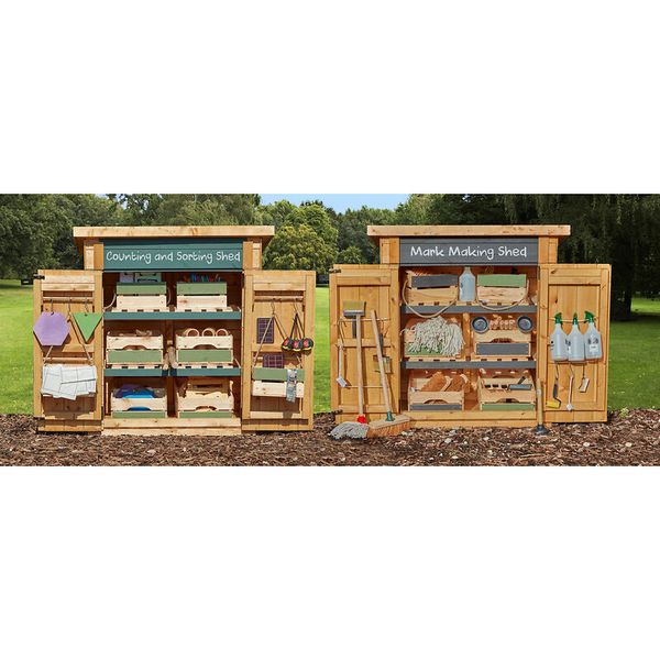 Outdoorschrank, 2 Stück