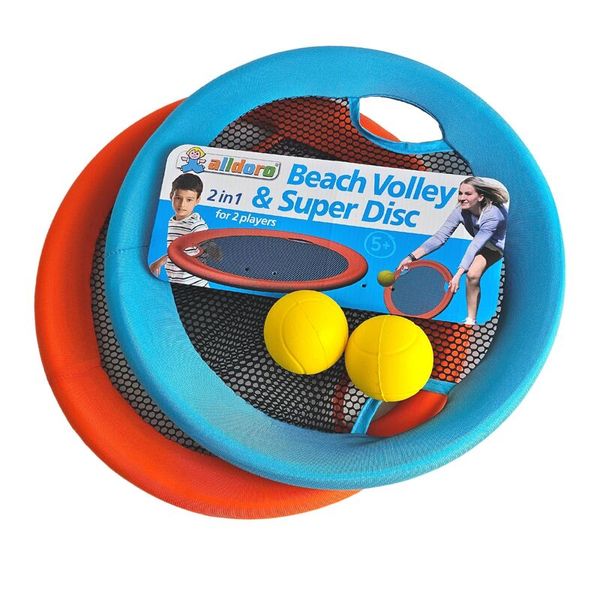 2 in 1 XL Beach Volley & Super Disc