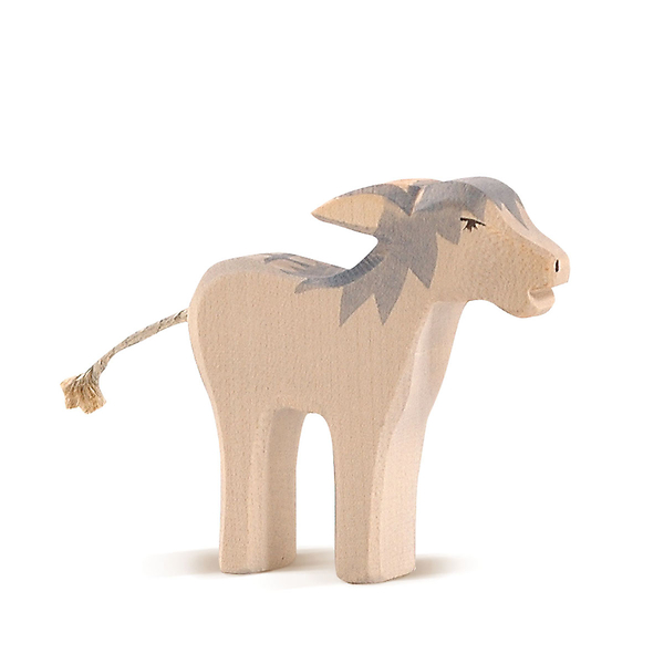 Holzfigur, Ziege, Tierfigur, Naturholz, kuschelfreund