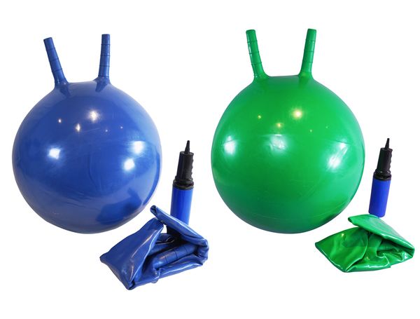 Hüpfball mit Haltegriffen und Pumpe, 45cm, bis 80kg (SONDERANGEBOT) Hüpfball mit Haltegriffen und Pumpe, 45cm, bis 80kg (SONDERANGEBOT)