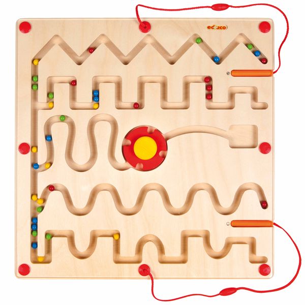 Puzzlespiel, Labyrinth-Puzzle, Holztoy, Marble Run, Kugelbahn