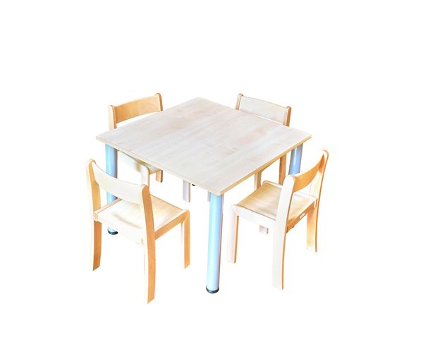 Tisch-Set, Holztisch, Kleintisch, Stühle, Holzstuhl
