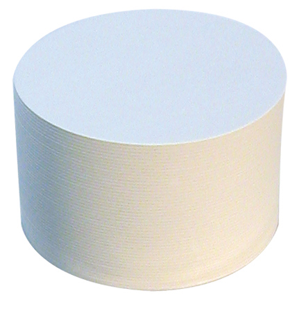 FOLIA Bierfilze rund, blanco, Ø 10,7 cm, 100 Stück