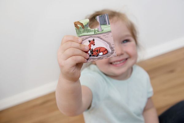 Bodenpuzzle Entdecke den Wald, 40 Teile, ab 3 Jahre Bodenpuzzle Entdecke den Wald, 40 Teile, ab 3 Jahre