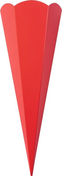 FOLIA Geschwister-Schultüten-Rohlinge, eckig, aus Fotokarton, 41 cm, 5 Stück, Farbe wählbar