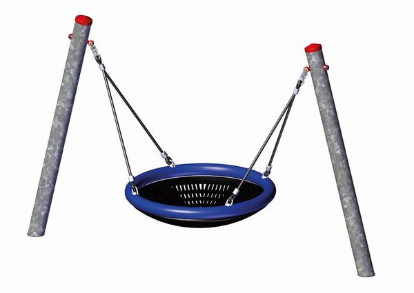 HUCK Mini M Standfosten Mit Vogelnestschaukel huck-mini-m-standfosten-mit-vogelnestschaukel