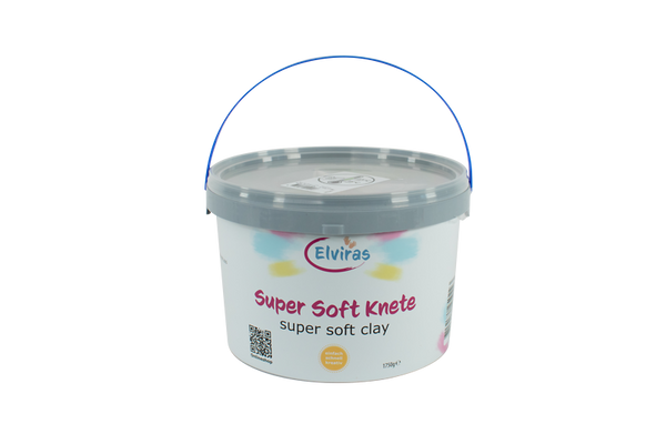Elviras Super Soft Knete, 5-farbig sortiert, 1.750 g