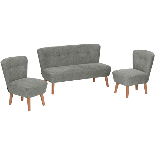 Sofa 2-Sitzer Dolly, Sitzhöhe 30 cm, Stoff & Farbe wählbar