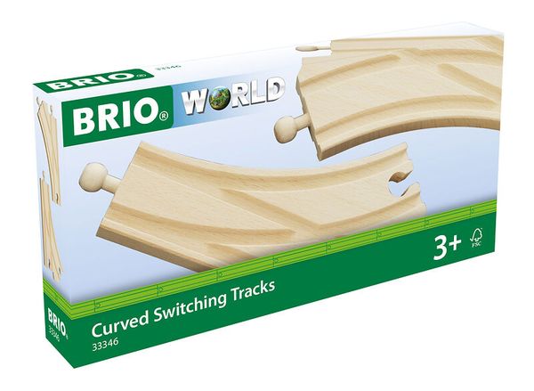 BRIO Bogenweichen (L,M), 2 Teile, ab 3 Jahre