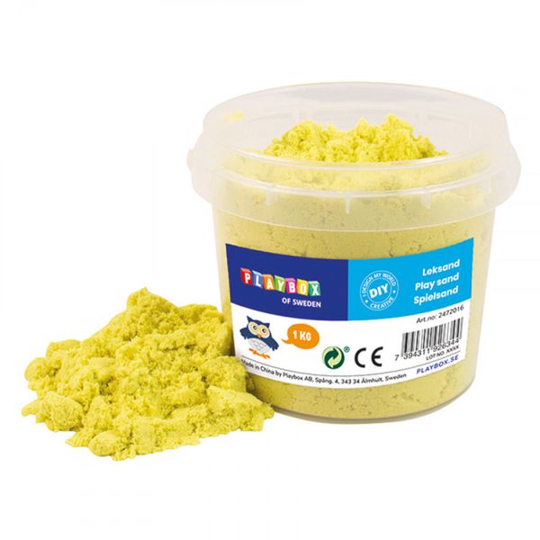 Fließsand gelb, 1 kg Fließsand gelb, 1 kg